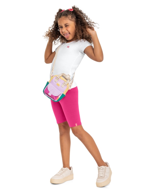 Bermuda Básica Infantil Ciclista Menina Kely Kety