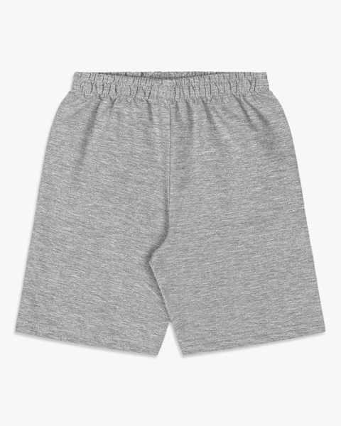 Bermuda Básica Infantil Menino em Moletinho - ReiRex - Mescla