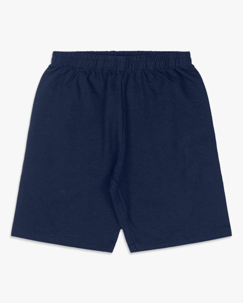 Bermuda Básica Infantil Menino em Moletinho - ReiRex - Oxford