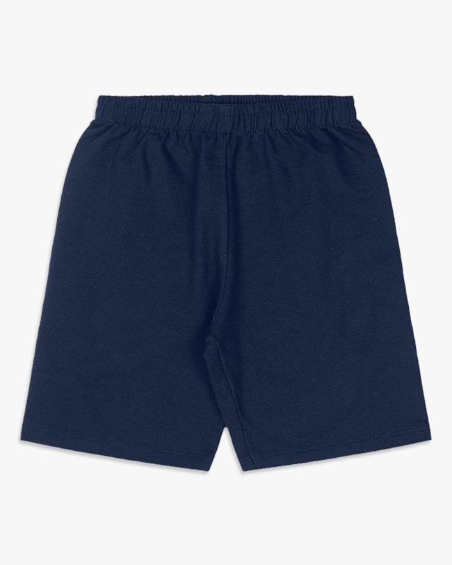 Bermuda Básica Infantil Menino em Moletinho - ReiRex - Oxford-d04d6990-0d2d-46f4-bfbc-e30f4f481dfe