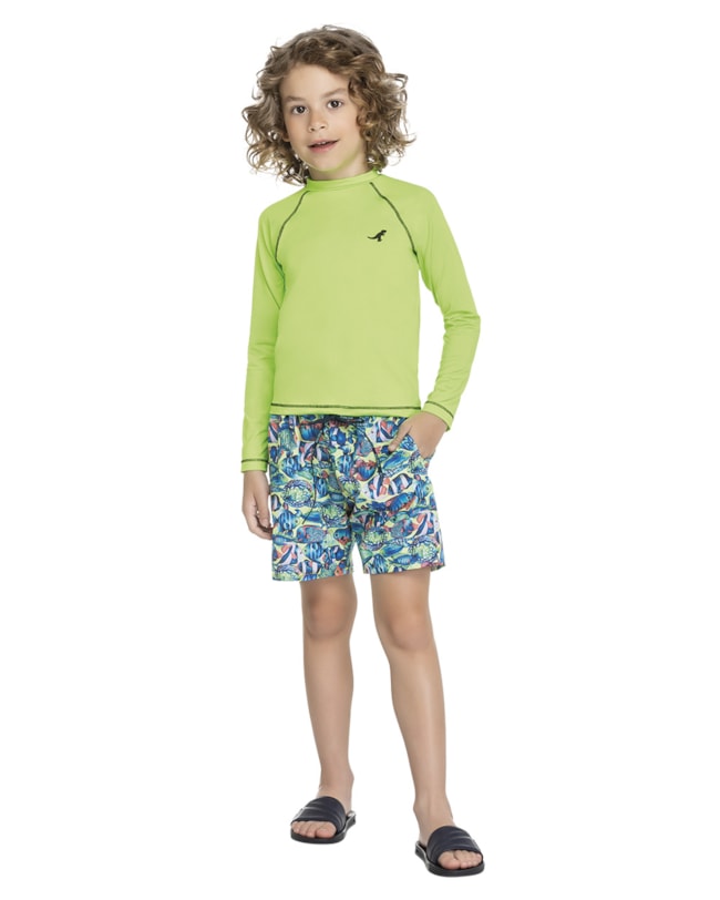 Bermuda de Praia Menino ReiRex Estampada-ef7a6f90-13f5-4fdc-920d-ea6915d9fadc