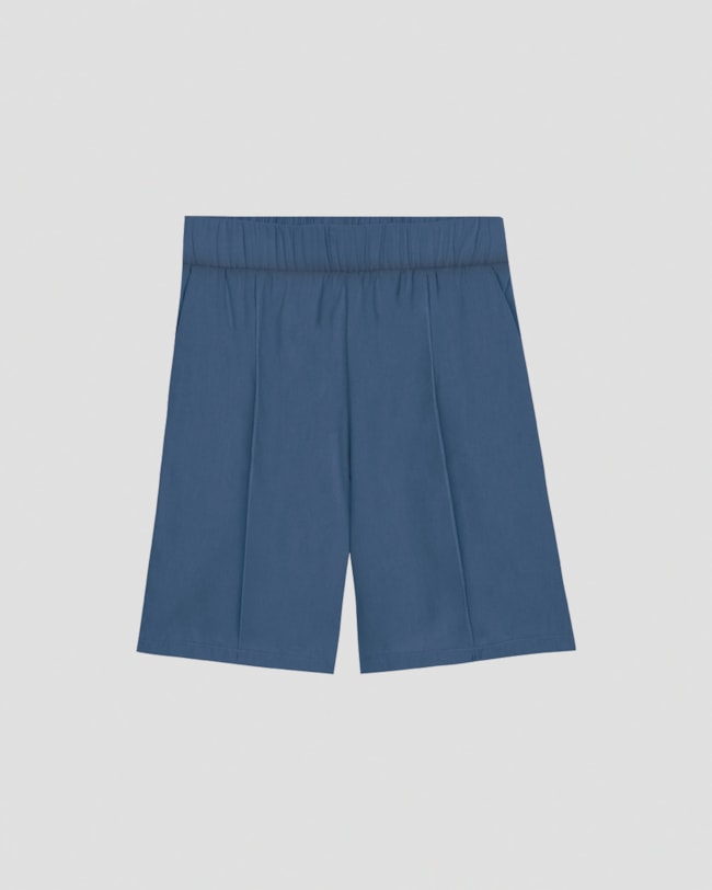 Bermuda Feminina em Viscose Linho com Bolso Cereja Rosa Azul-1bc4d640-9a63-4c25-86c2-8cb0498846b7