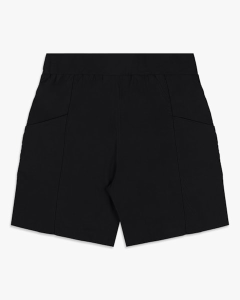 Bermuda Feminina Plus Size em Alfaiataria - Cereja Rosa - Preto