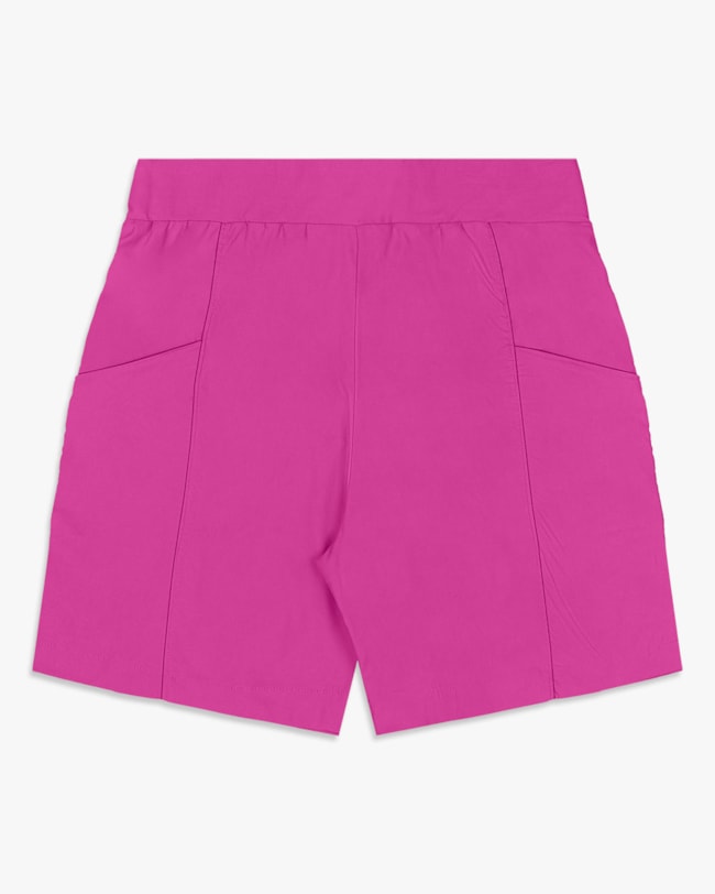 Bermuda Feminina Plus Size em Alfaiataria - Cereja Rosa - Violet-50157673-a824-479c-bfe0-81a2a77cbd42