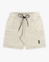 Bermuda Infantil Masculina com Bolso Sobreposto - Mescla-ce75973a-d6dc-4a9e-a11b-e19a31bdcdf5