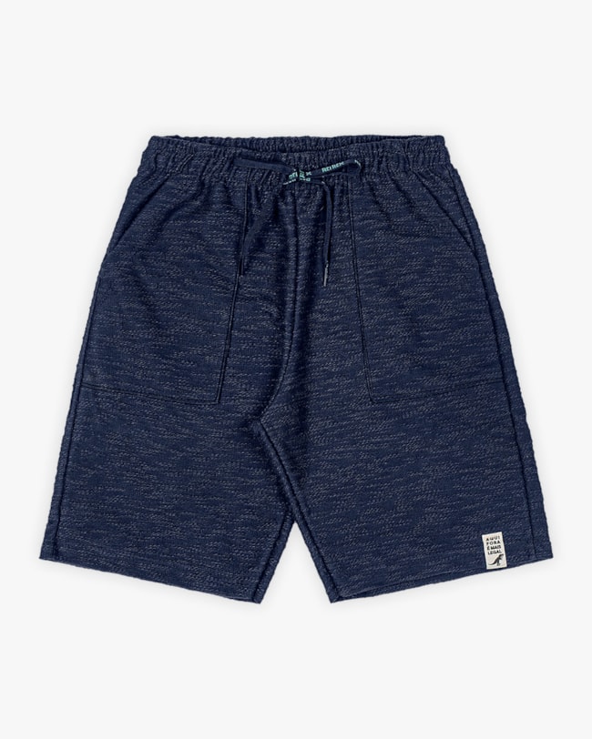 Bermuda Infantil Masculina em Moletinho com Bolso - Rei Rex - Oxford-e3086cd9-4f51-47a0-bf61-6fa794eab45d