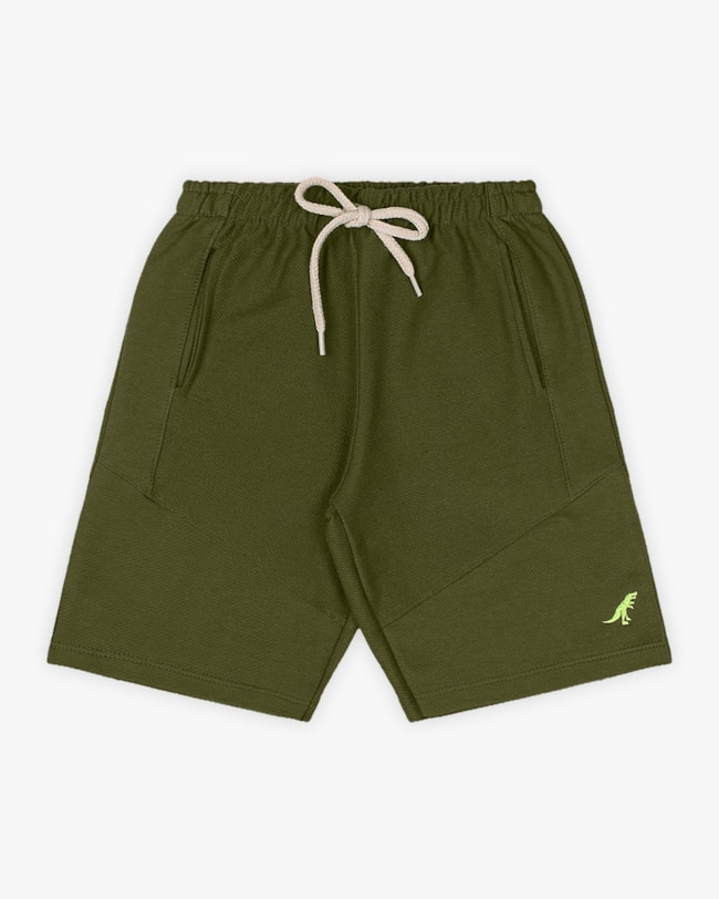 Bermuda Infantil Masculina em Moletinho com Bolsos - ReiRex - Oliveira-8c083bf6-7e3a-473d-9796-1fe6f40e64cd