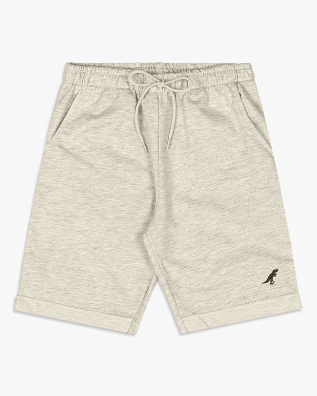 Bermuda Infantil Menino em Moletinho com Bolso - ReiRex - Mescla Banana-aa7db6f9-296a-4dcd-a634-f0cc50007ccc