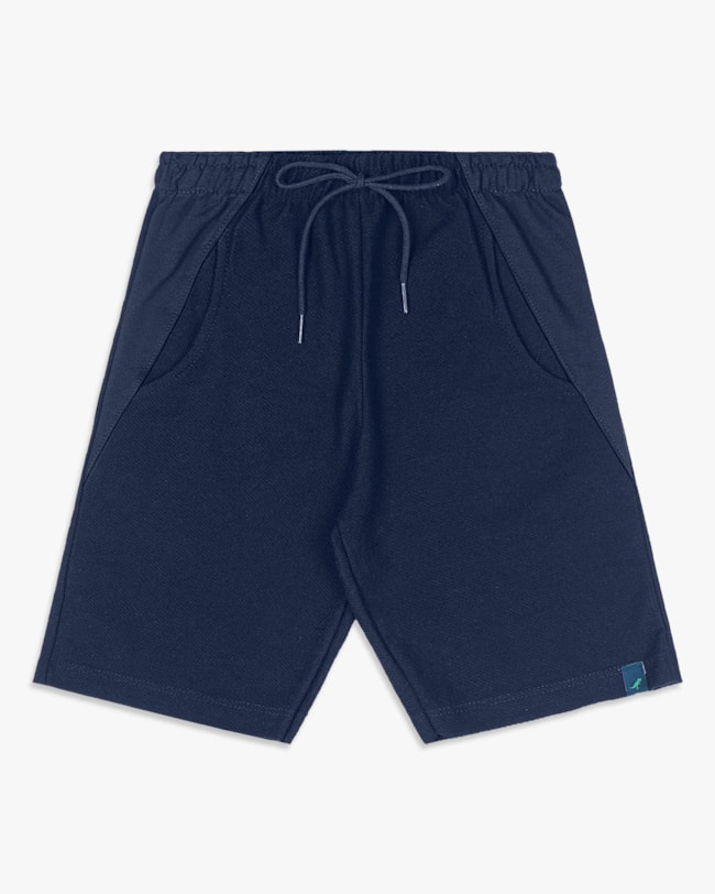 Bermuda Infantil Menino em Moletinho com Bolso -ReiRex - Oxford-c62e1571-f55d-4cae-9cd8-1baccff8c2f2