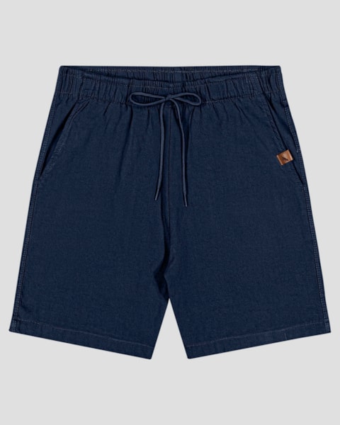 Bermuda Infantil Menino em Tecido com Elastano ReiRex Azul