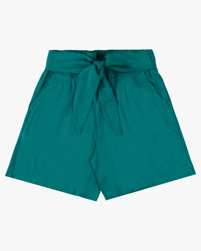 Bermuda Jorts Feminina em Viscose - Cereja Rosa - Miami P-63795851-3c84-4678-bfa0-81298a1839a2