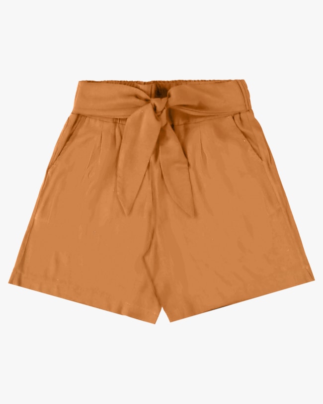 Bermuda Jorts Feminina em Viscose - Cereja Rosa - Orange P-3e07efa0-5d06-470e-8854-a3b4e33f4c49