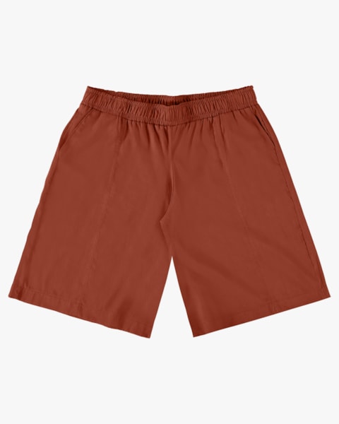 Bermuda Jorts Plus Size Feminino - Cereja Rosa - Cerâmica