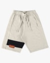 Bermuda Juvenil Masculina em Moletinho com Recorte - BaseD - Mescla-be3910cc-17a4-410f-a112-4d5c0e354219