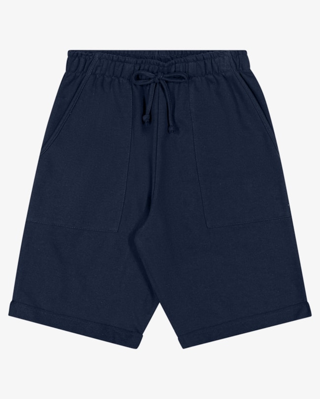 Bermuda Juvenil Masculina em Moletinho Sarjado bom Bolso - BaseD - Oxford-38a4bcef-98b7-4b63-b4e4-b3574a339752