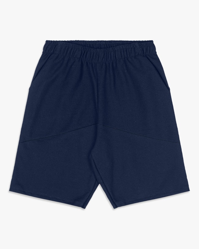 Bermuda Masculina Juvenil em Moletinho Sarjado- BaseD - Oxford Mescla-3c7e8465-0e78-4a9a-acaf-6a5802682805