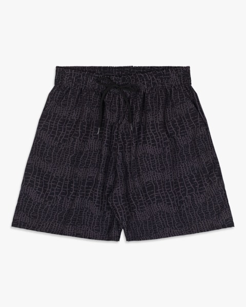 Bermuda Masculina Juvenil em Tecido Resort Estampado - BaseD reto