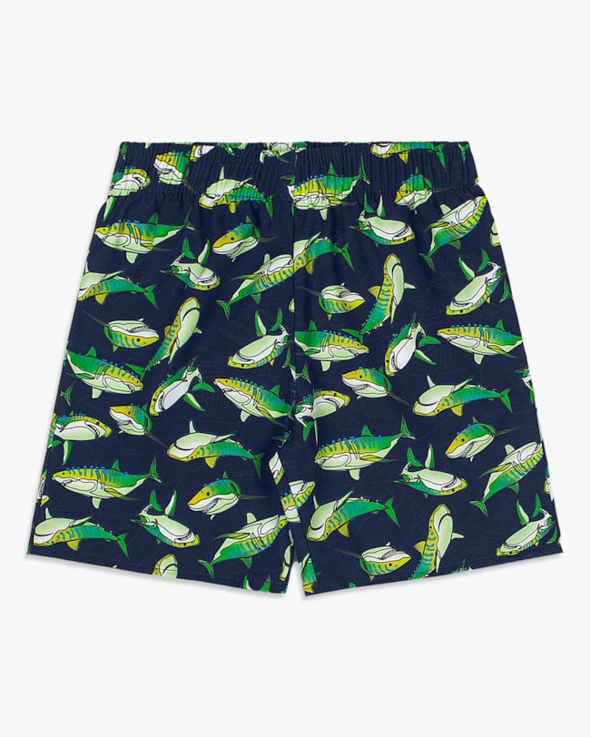 Bermuda Praia Infantil Menino Estampada - ReiRex - Oxford-d21ebe43-9c9e-4660-aff6-524ef21b8d53