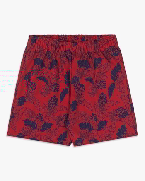 Bermuda Praia Infantil Menino Estampada - ReiRex - Rouge