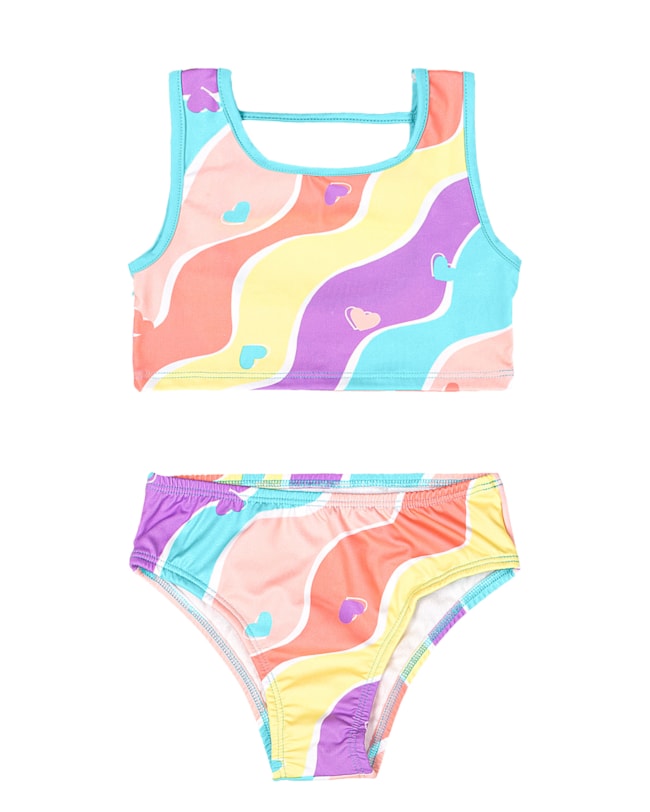 Biquíni Infantil Estampado com Proteção UV Menina Kely Kety-1c49d64b-b4ea-4047-b88f-a9ea84b20ad6
