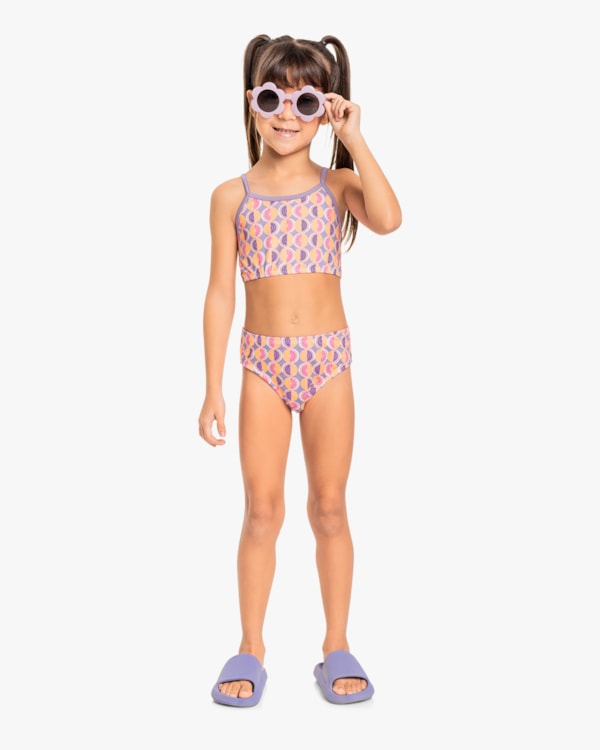 Biquíni Infantil Estampado Kely Kety