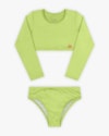 Bíquini Infantil Manga Longa com Proteção UV - Kely Kety - Rosa-d3221985-d079-45a7-98e1-98db38f860cc