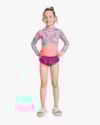 Biquíni Infantil Menina Manga Longa Estampado - Kely Kety - Rosa-fe68122e-1ec4-4382-afe3-859f52dd5013