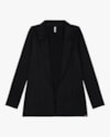 Blazer em Cirrê Peluciado Cereja Rosa Preto-e76923a7-63d7-4db4-a5f6-5291995575ff