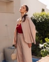 Blazer Feminino em Viscose Linho - Cereja Rosa - Linho-19ca8d6a-7ddd-485b-9d7e-367fe4bd6996