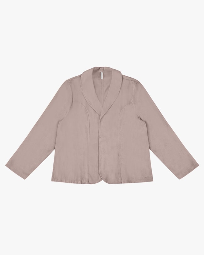 Blazer Plus Size em Viscose e Linho - Cereja Rosa - Bege P-34f5923c-76e4-45c5-bbe7-e9171c70605f