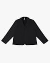 Blazer Plus Size em Viscose e Linho - Cereja Rosa - Preto-48daf6ad-7c06-4ae7-b3e0-1596783e08ad