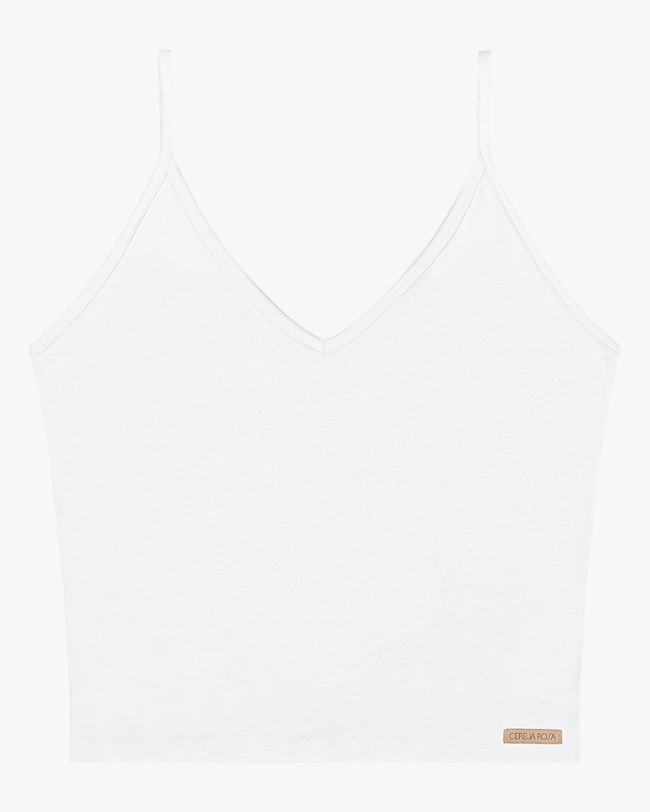 Blusa Básica Alça Fina em Cotton Cereja Rosa-8cf9f899-8c18-4fc1-8b15-7fe7095150ad