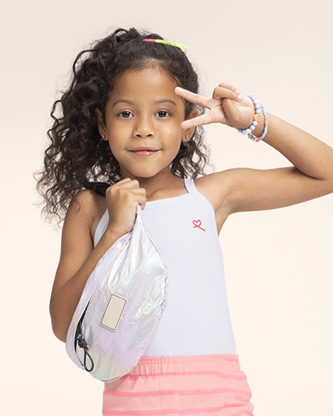 Blusa Básica Alça Fina Infantil em Cotton - Kely Kety - Branco-e8039d26-c602-4a50-b565-4a2f42bbf0a0