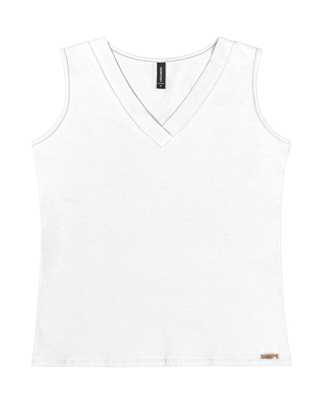 Blusa Básica Alça Fina Infantil em Cotton - Kely Kety - Preto-8dbc406e-bd7a-46de-8fdd-113f828136b9