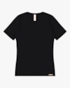 Blusa Básica Canelada Manga Curta - Cereja Rosa reto-2040e613-5d81-4639-b6d2-bec13488696b