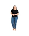 Blusa Básica Canelada Plus Size Cereja Rosa-89237d24-4a2c-4849-baba-00696fe4b4da