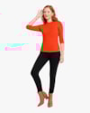 Blusa Básica com Manga 3/4 em Viscose Cereja Rosa Carrot-d4a83702-7e44-40e8-a3f4-017ab8c23dcf