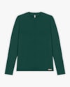 Blusa Básica Feminina Manga Longa Canelada - Cereja Rosa - Verde Floresta-60821270-6e9f-466f-88fc-58a1f9c7e56b