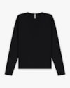 Blusa Básica Feminina Manga Longa em Malha Térmica - Cereja Rosa - Preto-7513a949-ba34-4a1a-a506-95a270d3a03d