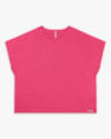 Blusa Básica Feminina Plus Size em Viscose - Cereja Rosa - Rosa-a3c59931-bca6-41cc-817d-af282552c3e0
