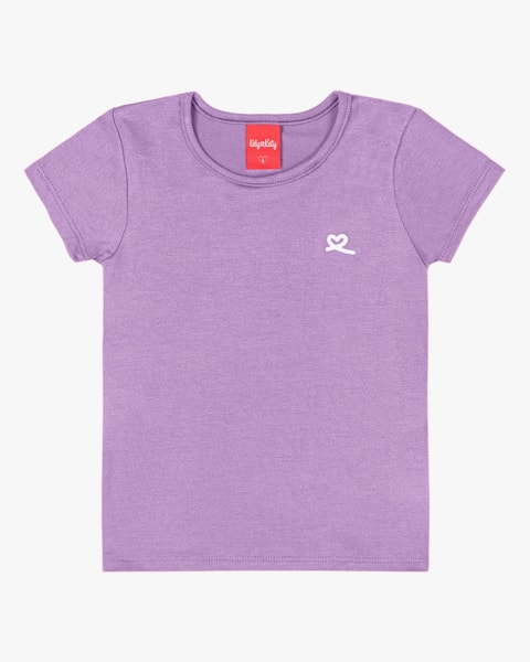Blusa Básica Infantil em Cotton- Kely Kety