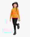 Blusa Básica Infantil em Ribana Canelada Kely Kety - Laranja-ec9e2c2c-ba6a-4852-8c5c-670951e6a2bc