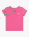 Blusa Básica Infantil Manga Curta em Meia Malha - Kely Kety - Blossom-c764753d-c42d-4780-9d5e-28869d6c57ae