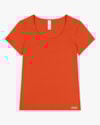 Blusa Básica Manga Curta em Cotton Cereja Rosa-4a31bf66-fb4e-4b0b-a2f4-a8115166fec5