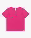 Blusa Básica Manga Curta em Meia Malha Cereja Rosa-638b4db4-1787-4be5-902a-2edb63e6700e
