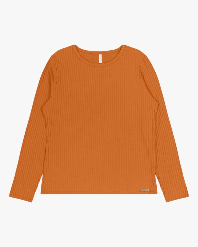 Blusa Básica Plus Size em Canelado Cereja Rosa Amarelo-c54e89ec-bd2d-4be4-8d48-14e3d44b0ed9