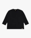 Blusa Básica Plus Size Manga 3/4 em  Viscose Crepe - Preto-bb5d474a-5c73-42a4-9e16-b73ee79f7f58