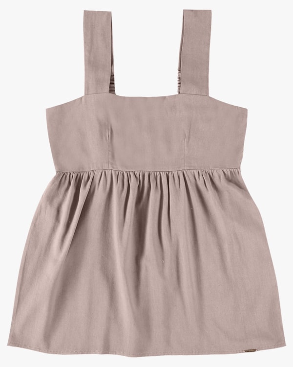 Blusa Bata em Tecido Viscose Linho - Cereja Rosa - Linho P