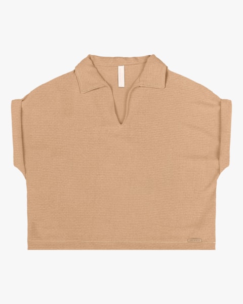 Blusa Bata Plus Size Cereja Rosa Castor