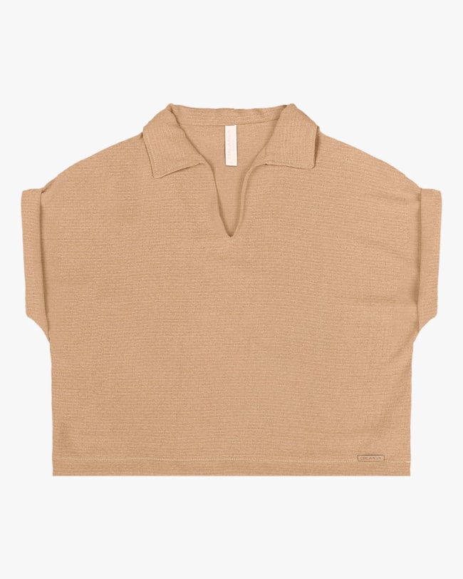 Blusa Bata Plus Size Cereja Rosa Castor-08fb0def-b1dc-4814-a5ed-c5146802b3b9